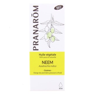 Huile Végétale Neem Bio 50ml - Pranarôm - IllicoPharma