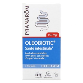 Digestarom Oleobiotic Santé Intestinale x15 capsules gastro-résistantes - Pranarôm - IllicoPharma