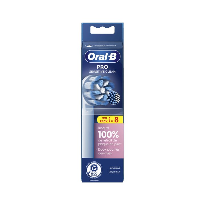 Oral-B Pro Brossettes Sensitive Clean x8 - IllicoPharma