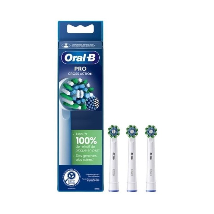 Oral-B Pro Brossettes Cross Action x3 - IllicoPharma