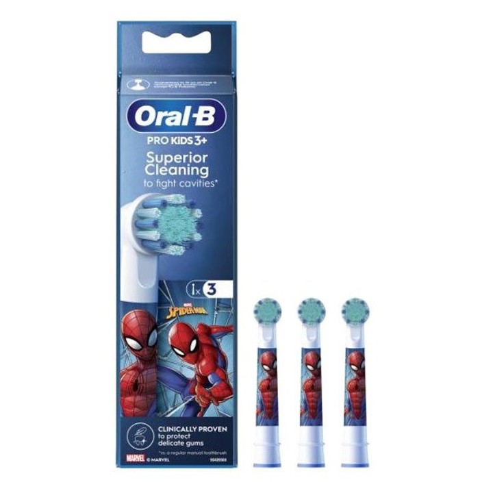 Oral-B Pro Kids 3+ Brossettes Spider Man x3 - IllicoPharma