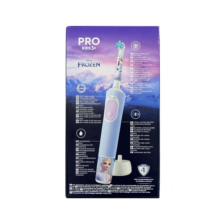 Oral-B Pro Kids 3+ Brosse à dents électriques Reine des Neiges - IllicoPharma