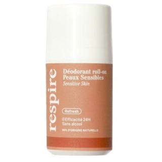 Déodorant Roll-on Peaux Sensibles 24h 15ml – Respire – IllicoPharma