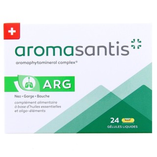 Aromasantis ARG Nez Gorge x24 gélules liquides – Santis Lab – IllicoPharma