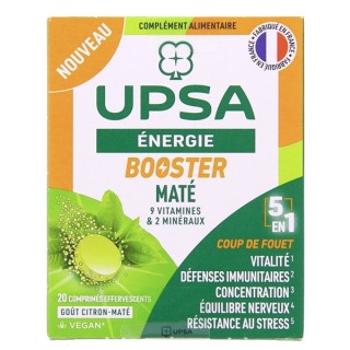 Énergie Booster Maté 5en1 x20cpr effervescents - UPSA - IllicoPharma