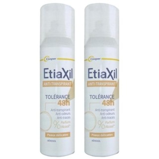 Anti-transpirant Aérosol Tolérance 48h Peaux sensibles 2x150ml Etiaxil - IllicoPharma