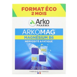 Arkomag Magnésium Vitamine B6 - 120 gélules - Arkopharma