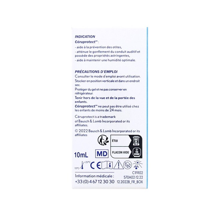 Ceruprotect 10ml Bausch + Lomb - IllicoPharma