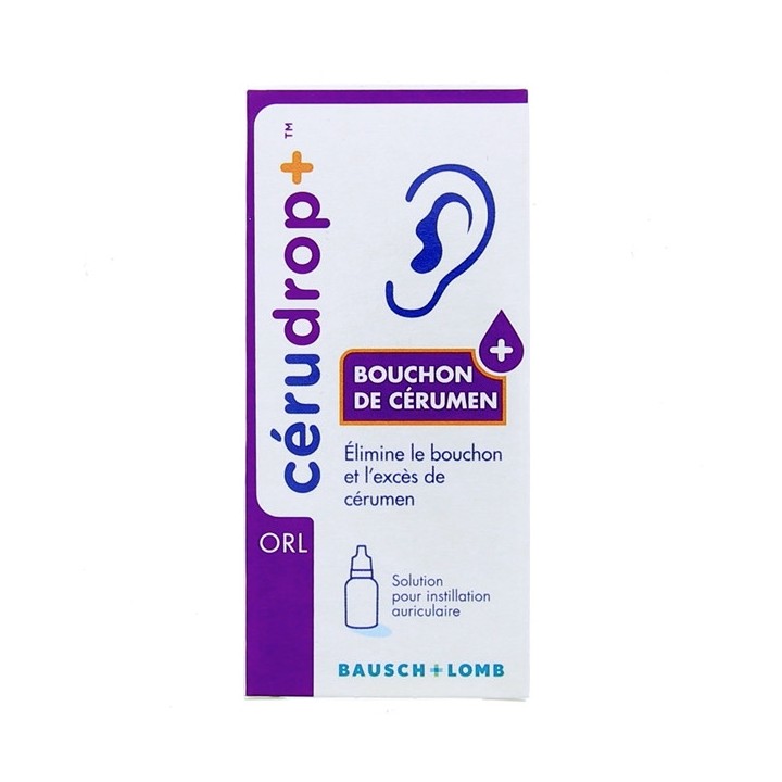 Cerudrop+ Solution Auriculaire 12ml Bausch + Lomb - IllicoPharma