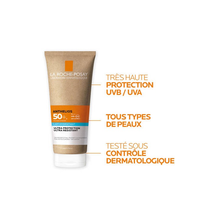Anthelios Lait hydratant SPF50+ 75ml - La Roche Posay - IllicoPharma