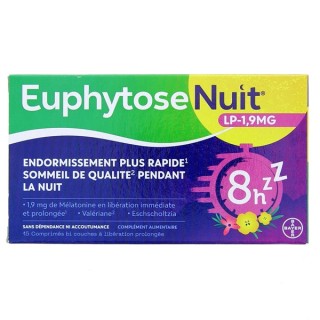 Euphytose Nuit LP 1,9mg - 15 comprimés à libération prolongée - Bayer