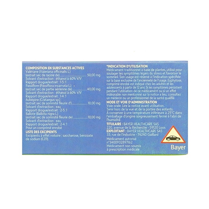 Euphytose - Boîte de 120 comprimés - Stress & Sommeil