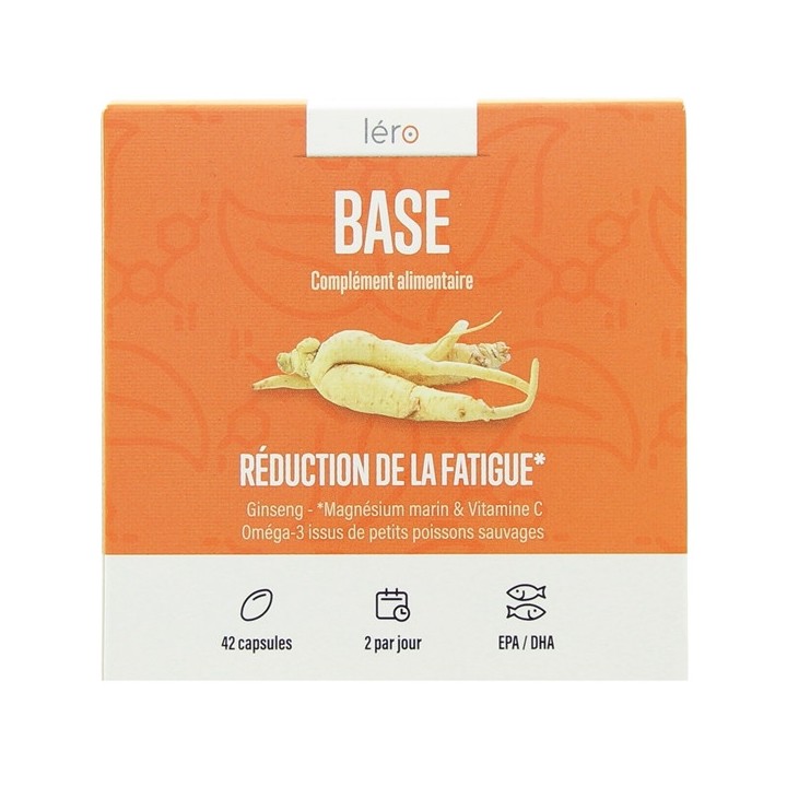 Lero Base x42 capsules - Laboratoire Léro - Forme, vitalité - IllicoPharma, pharmacie en ligne