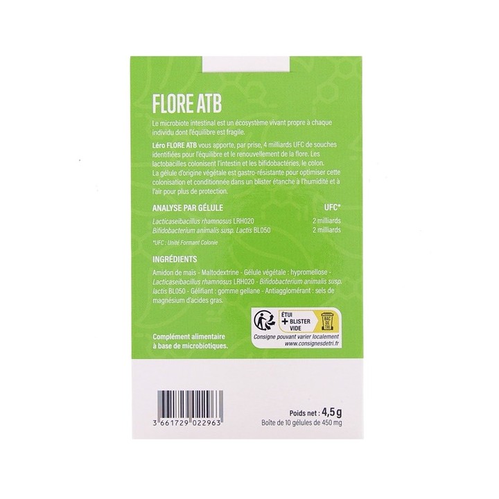 Léro Flore ATB - 10 gélules - IllicoPharma