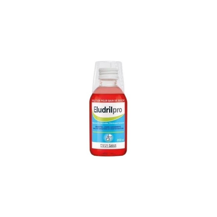 Eludril Pro 200ml bain de bouche antiseptique, Pierre Fabre - Pharmacie IllicoPharma