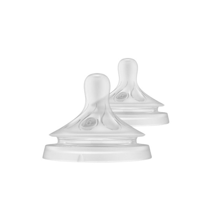 Tétines Natural Response Débit 6 Liquide Épais x2 Avent - IllicoPharma