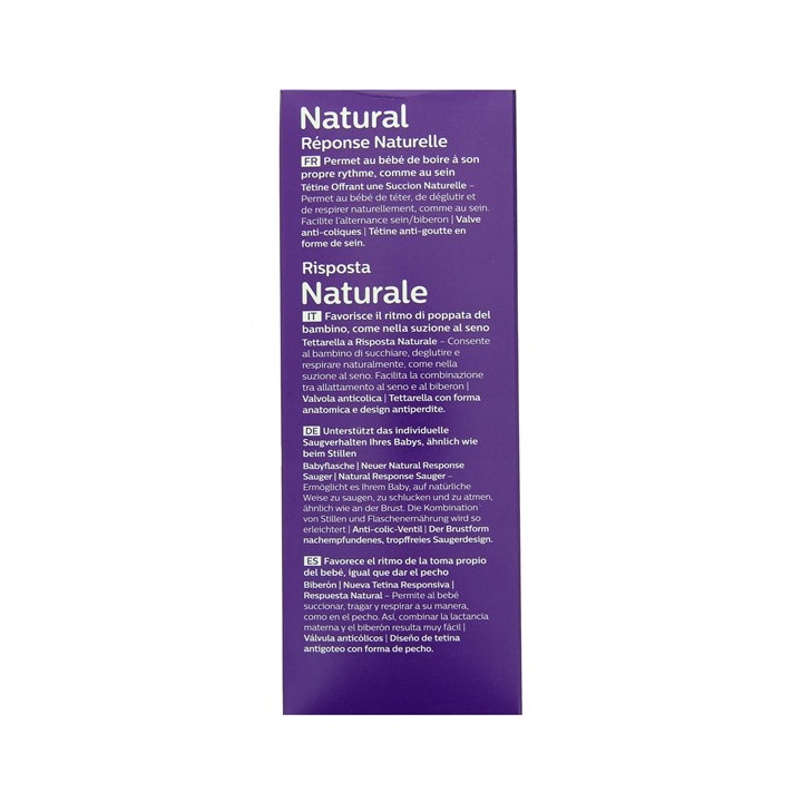 Biberon Natural Response 3m+ 330ml Avent - Pharmacie en ligne IllicoPharma