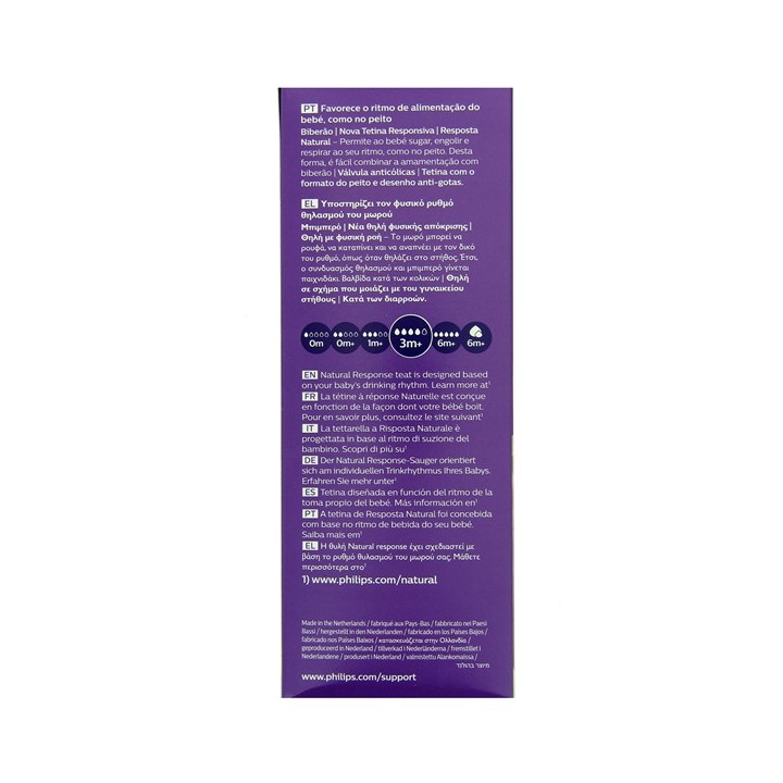 Biberon Natural Response 3m+ 330ml Avent - Pharmacie en ligne IllicoPharma