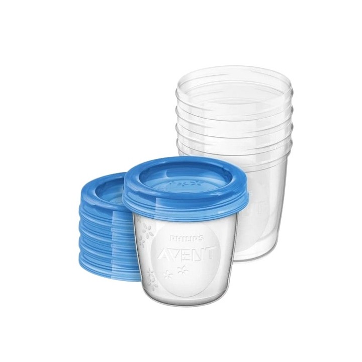 Pots de Conservation de Lait Maternel 5x180ml Avent - IllicoPharma