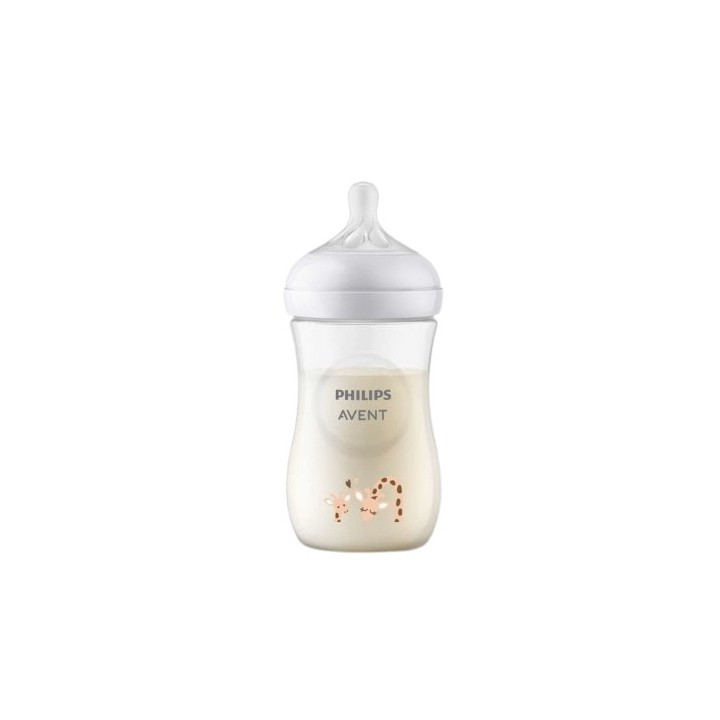Biberon Natural Response 1m+ Girafe 260ml Avent - Pharmacie en ligne IllicoPharma
