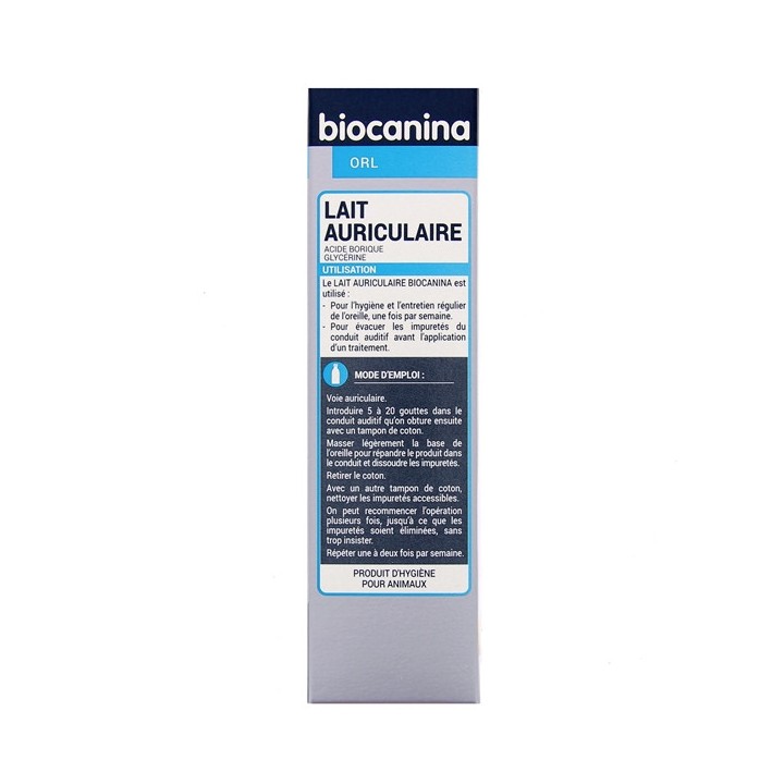 Lait Auriculaire Chien & Chat 90ml Biocanina - Pharmacie en ligne IllicoPharma