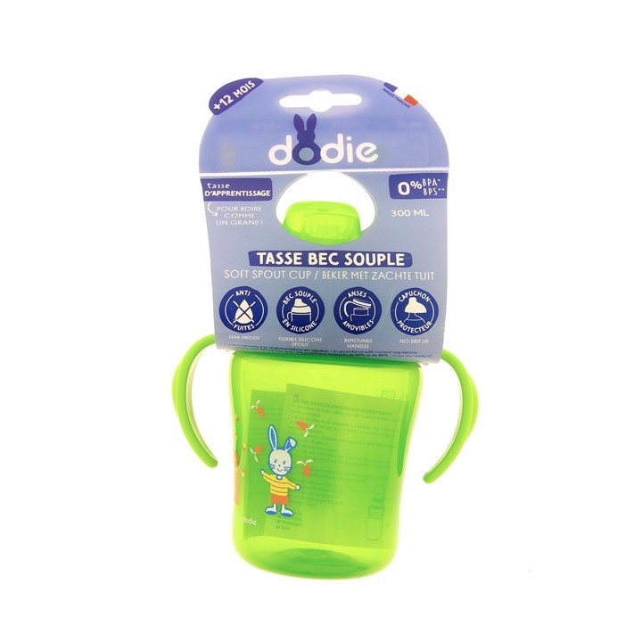 asse d'apprentissage +12mois Verte - 300ml - Dodie - IllicoPharma