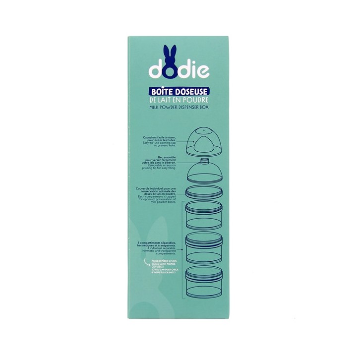 Boîte doseuse de lait en poudre - Dodie - IllicoPharma