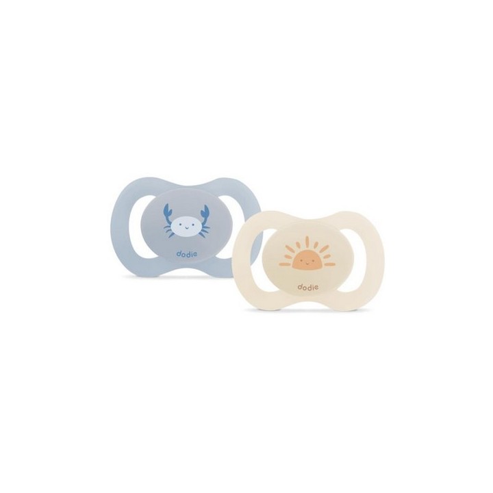 Sucettes Anatomiques Naissance 0-2 mois Mini Crabe x2 - Dodie - IllicoPharma