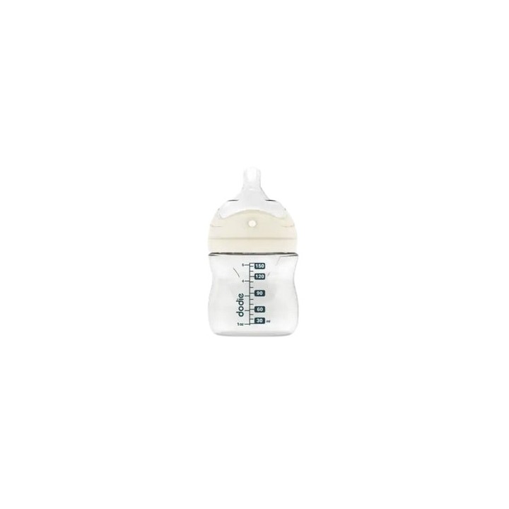 Biberon Tétine multi-perforée anti-coliques Débit 1 Nature Bleu 150ml - Dodie - IllicoPharma