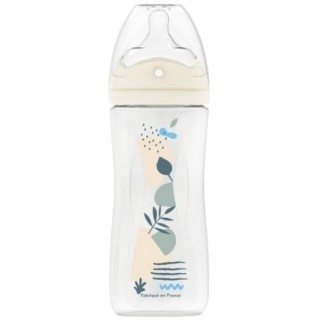 Biberon Tétine multi-perforée anti-coliques Débit 3 Nature Bleu 330ml - Dodie - IllicoPharma