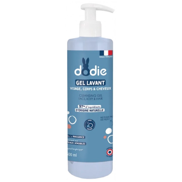 Gel Lavant 3en1 500ml - Dodie - Pharmacie en ligne IllicoPharma