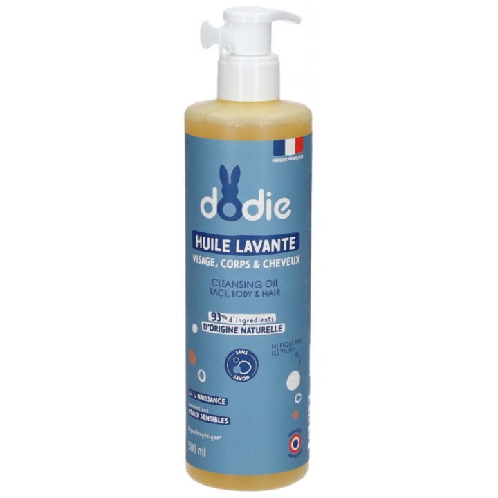 Huile Lavante 3en1 500ml - Dodie - Pharmacie en ligne IllicoPharma