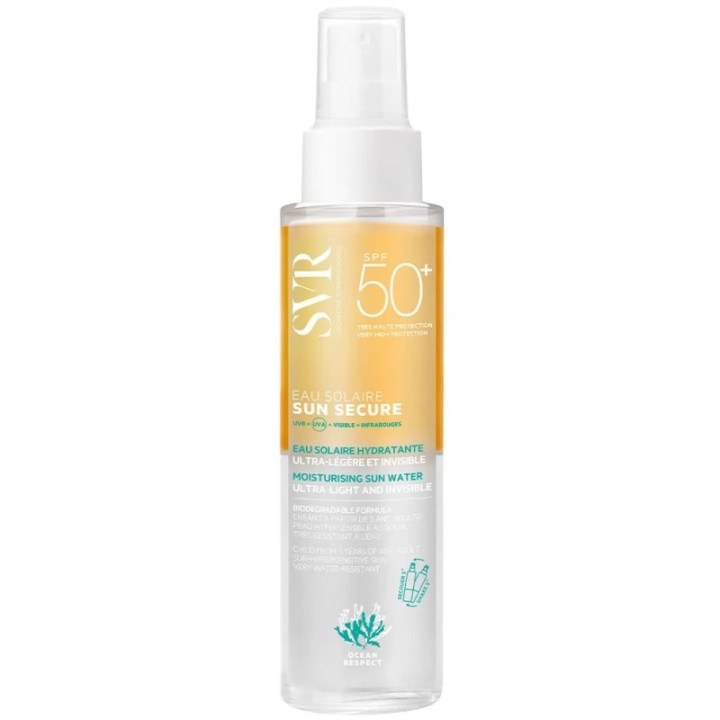 Sun Secure Eau Solaire SPF50+ 100ml SVR - Pharmacie en ligne IllicoPharma