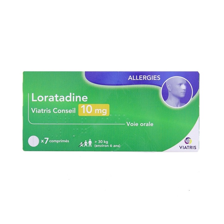 Loratadine Viatris Conseil 10mg x7cpr Viatris - IllicoPharma