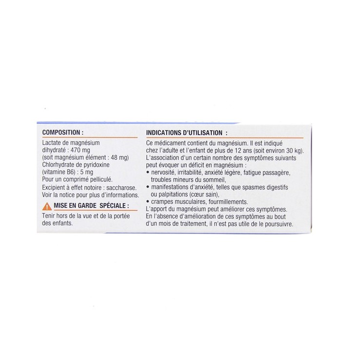 Magnésium Vitamine B6 x50cpr - Viatris - Pharmacie en ligne IllicoPharma