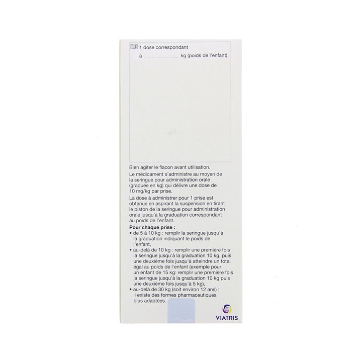 Ibuprofene 20mg/ml Sirop Enfants & Nourrissons 200ml - Viatris - IllicoPharma