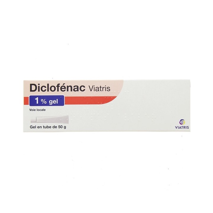 Diclofénac 1% Gel 50g Viatris - douleurs articulaires - IllicoPharma