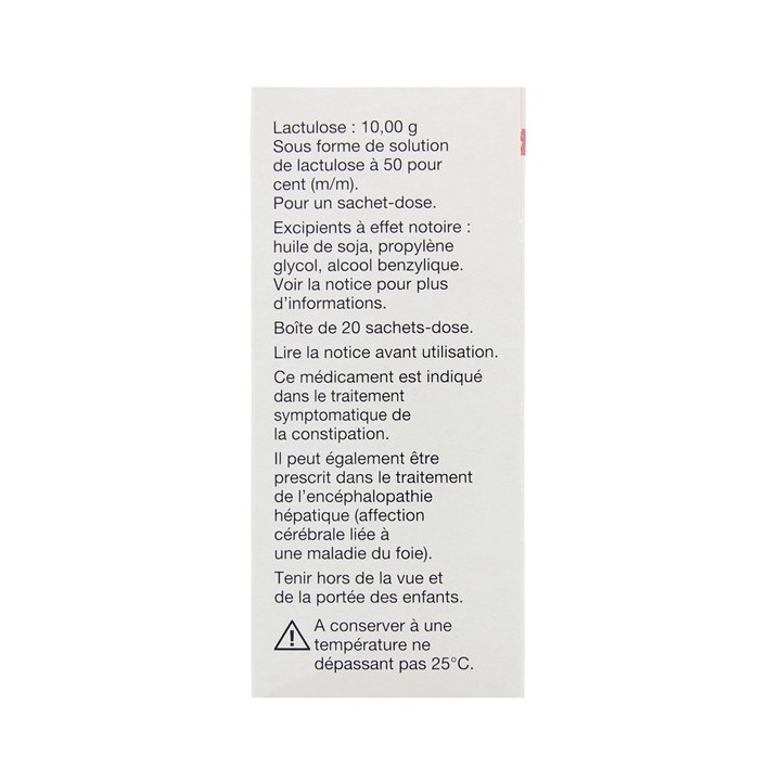 Lactulose 10g x20 sachets - Viatris - Constipation - IllicoPharma
