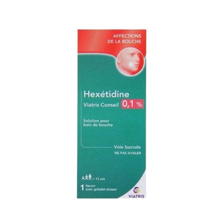 Hexetidine 0,1% 200ml - Viatris - Bain de bouche - IllicoPharma