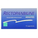 Rectopanbiline Adultes x10 Suppositoires