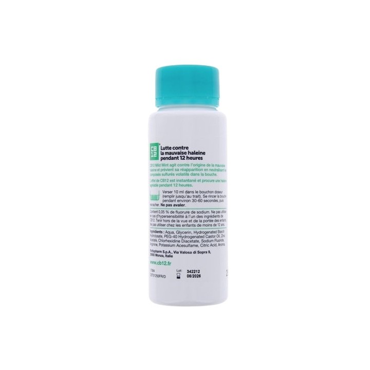 CB12 Bain de bouche Mild Mint - Mauvaise haleine - IllicoPharma