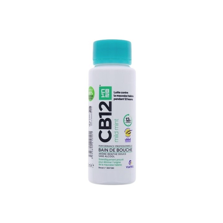 CB12 Bain de bouche Mild Mint - Mauvaise haleine - IllicoPharma
