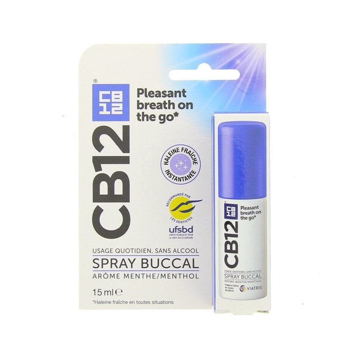 CB12 Spray Buccal Menthe 15ml - Pharmacie en ligne IllicoPharma