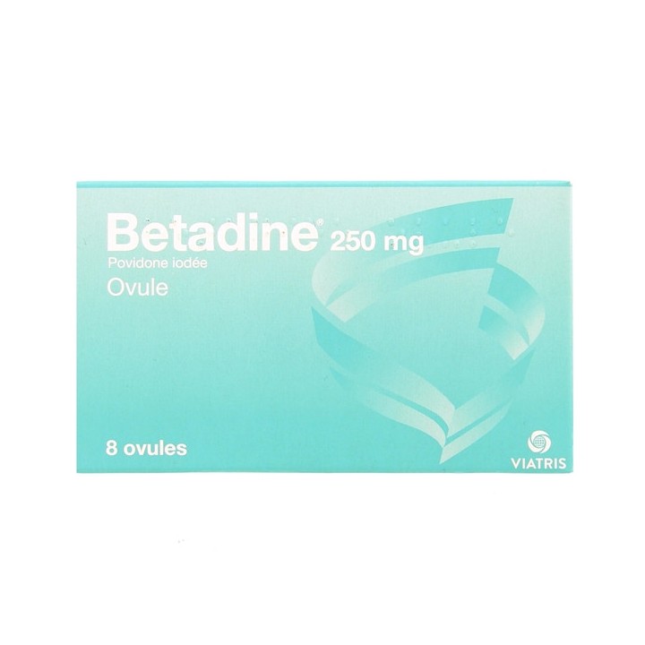 Betadine 250mg Ovule x8, Médicament mycoses - Pharmacie IllicoPharma