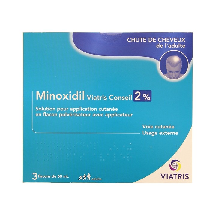 Minoxidil Viatris 2% - Pharmacie en ligne IllicoPharma