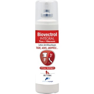 Biovectrol Intégral Peau + Vêtements Lotion Anti-Moustiques 100ml - Pharmavoyage - IllicoPharma