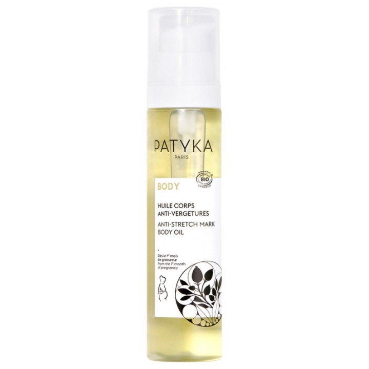 Body Huile Corps Anti-Vergetures Bio 100ml – Patyka – IllicoPharma