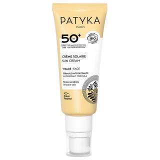 Crème Solaire Visage SPF50+ Bio 40ml – Patyka – IllicoPharma