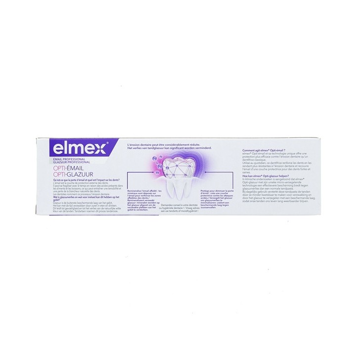 Opti-Émail Dentifrice 75ml - Elmex - IllicoPharma