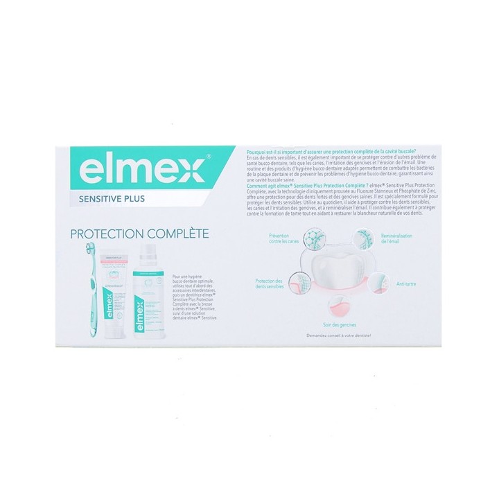 Sensitive Plus Dentifrice Protection Complète 2x75ml - Elmex - IllicoPharma